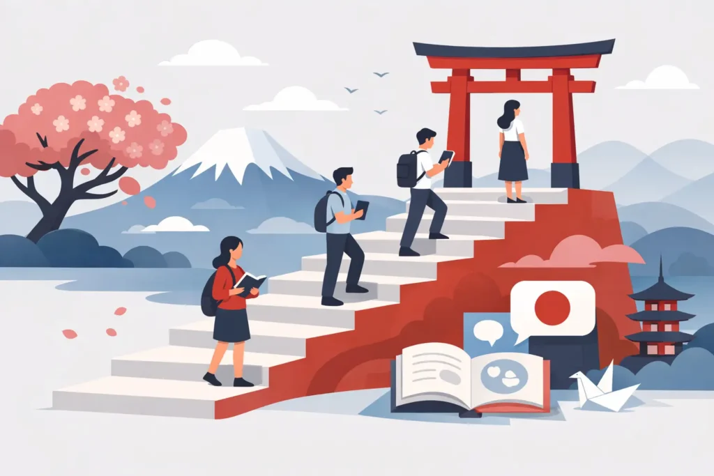 Japanese Language Learning Levels Explained