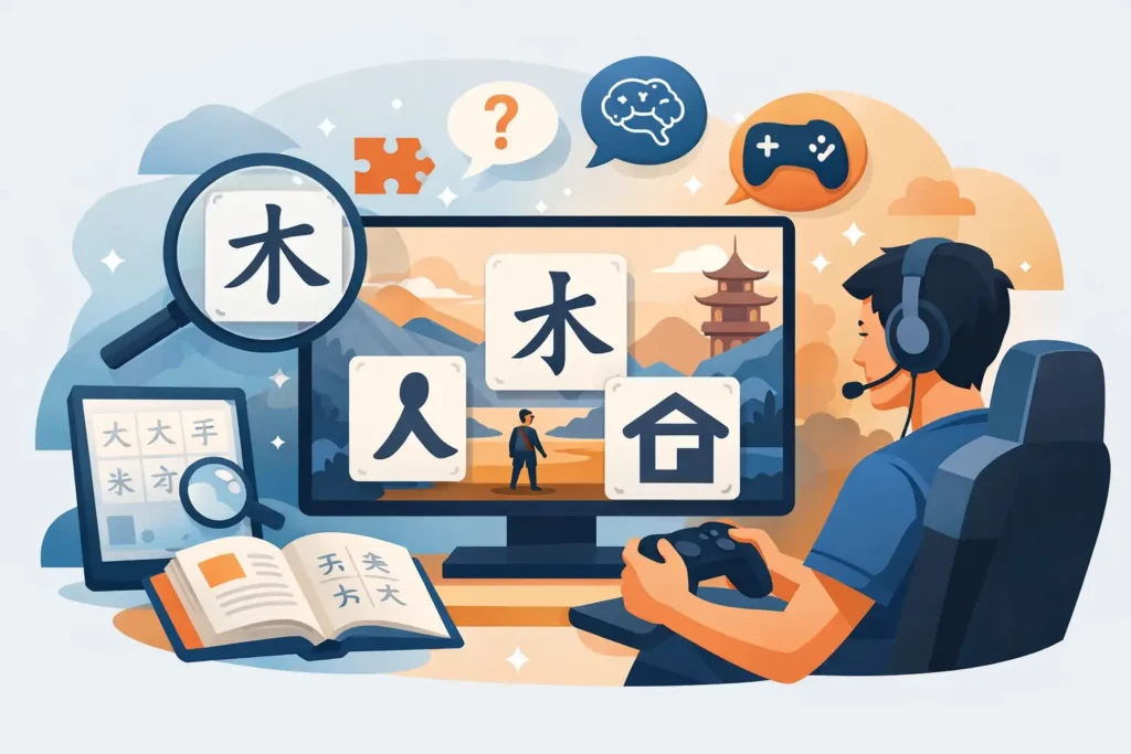 Mandarin Character Recognition Guide for Gamers